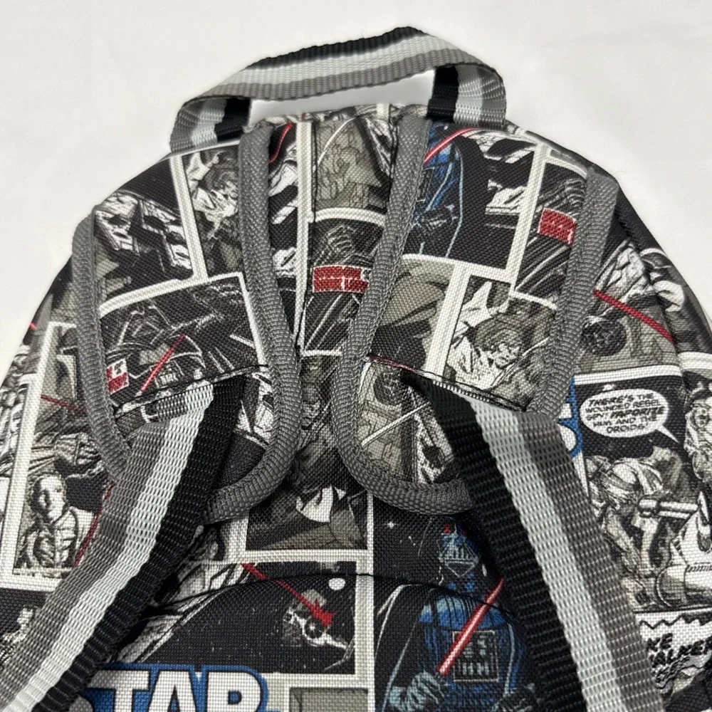 Pottery Barn Star Wars Comic Book Print Mini Backpack Darth Vader Luke Skywalker